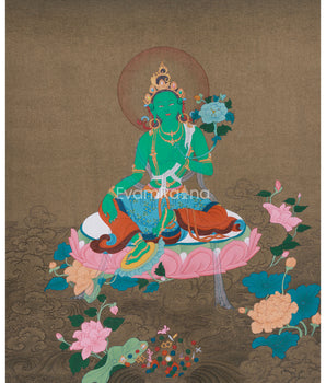 traditional-green-tara-thangka