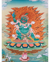 green-hayagriva-thangka
