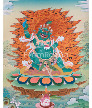 green-hayagriva-thangka