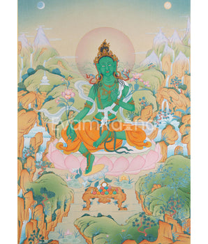buddhist-arya-tara-thangka-print