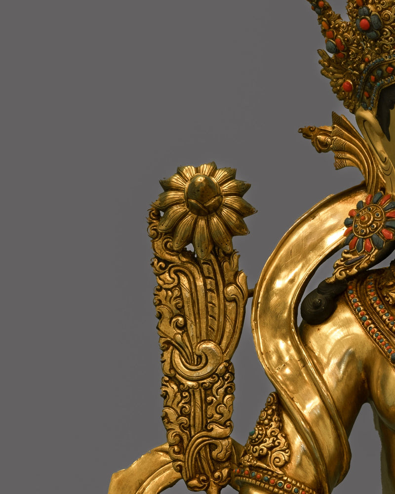 Elegant Green Tara Figure | Discover Divine Grace and Compassion