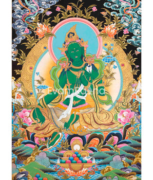 Green Tara Print