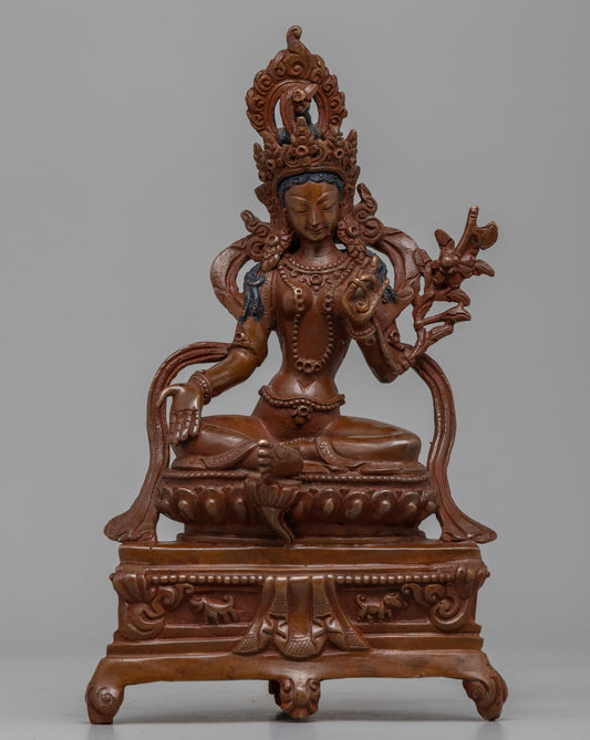  Green Tara Bodhisattva Statue