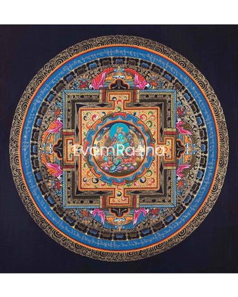 Green Tara Thangka Mandala