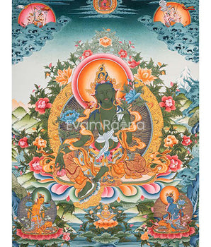 Green Tara Thangka