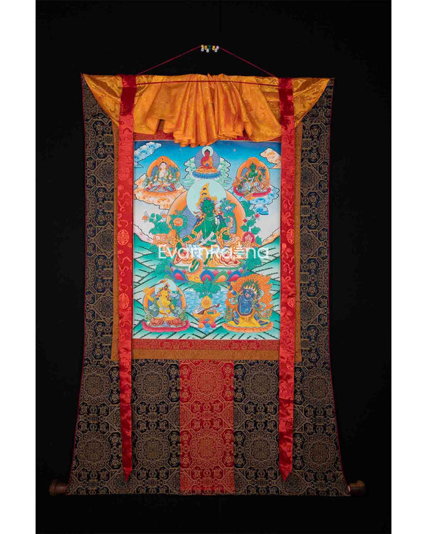 Green Tara Thangka 