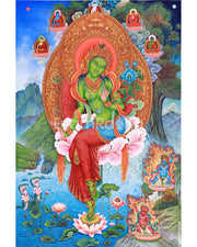 green-tara-spiritual-thangka