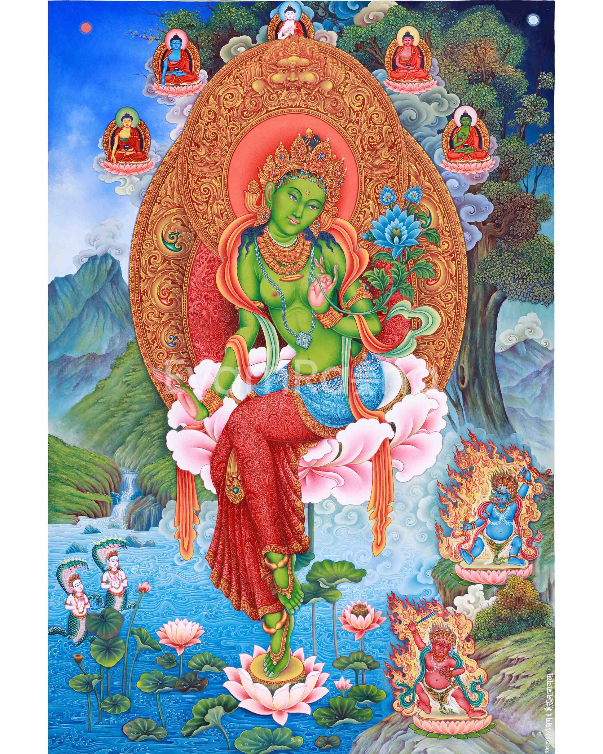 green-tara-spiritual-thangka