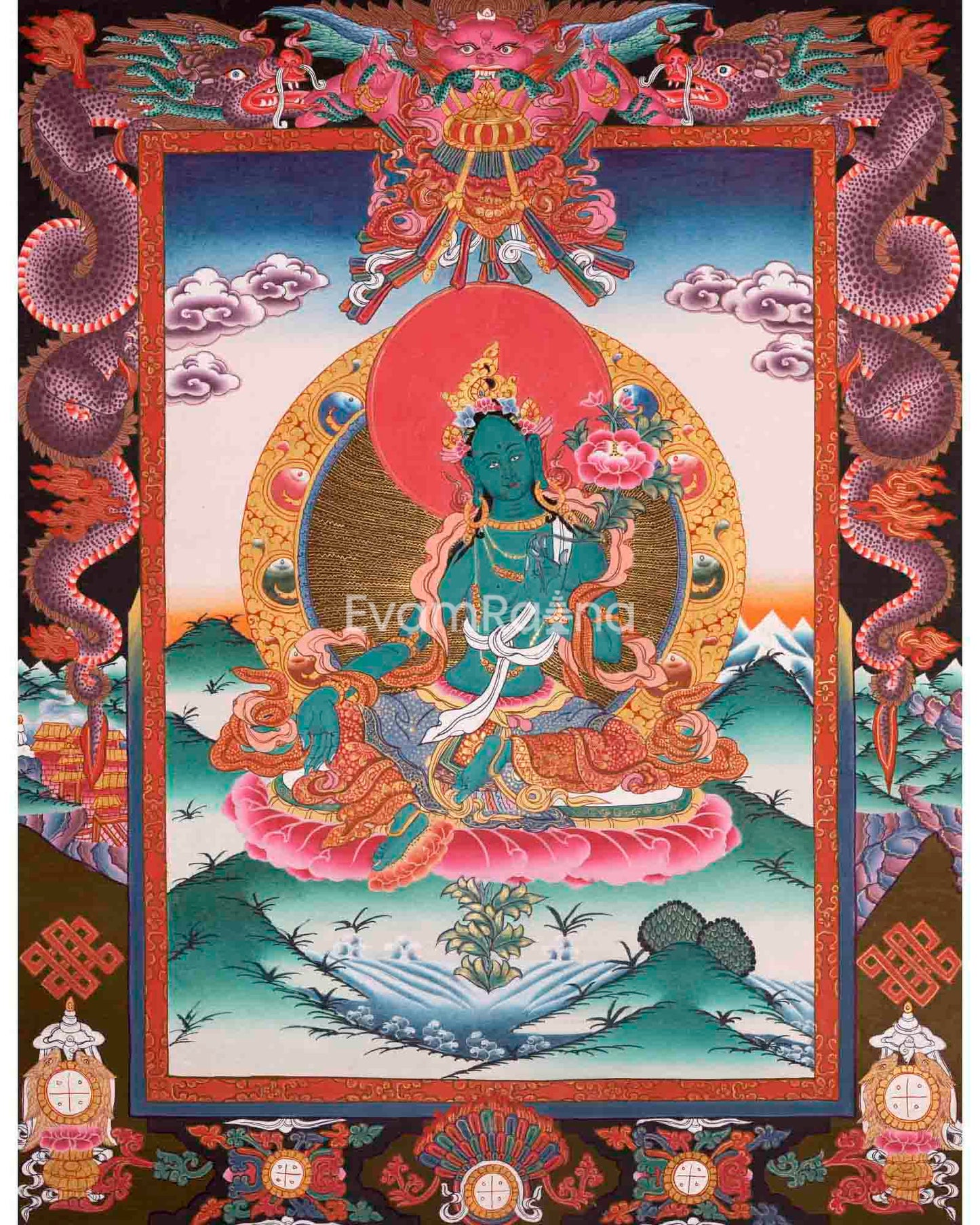 Green Tara Thangka