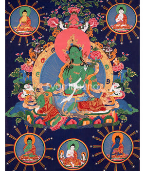 Green Tara Thangka