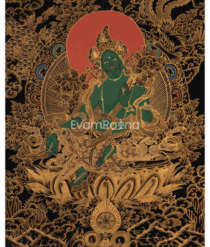 Green Tara Thangka