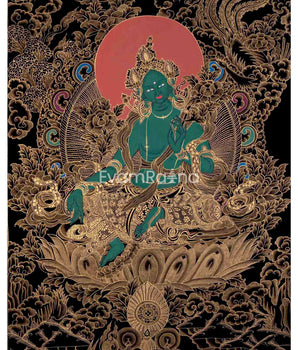 Green Tara Thangka