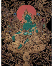 Green Tara Thangka