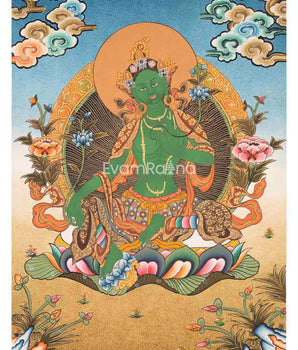Green Tara Thangka