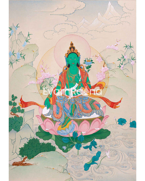 Mother Tara Thangka, Compassionate Deity