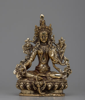 Green Tara Deity Statue