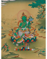 mother-of-liberation-green-tara-thangka