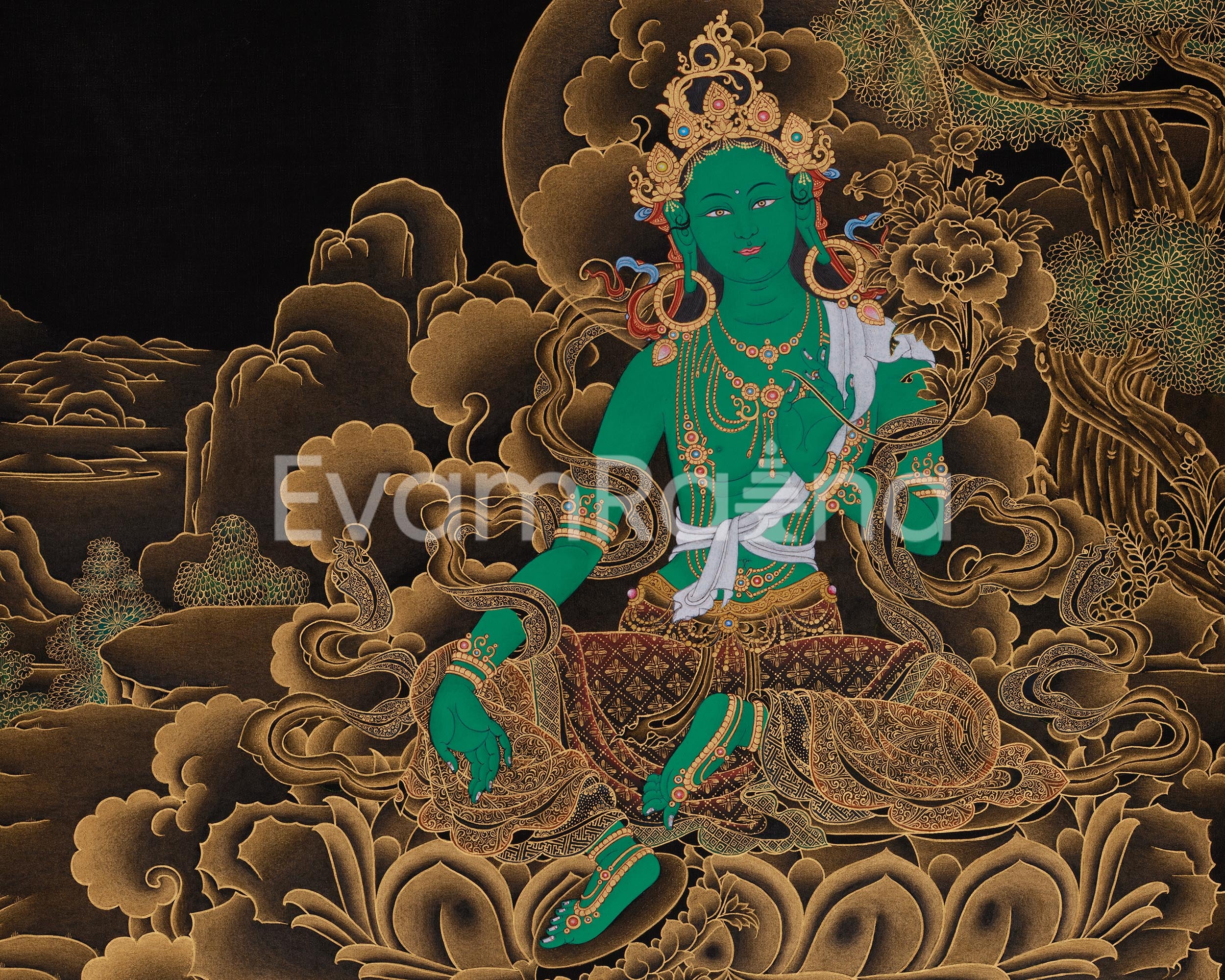 Exclusive Shyama Tara Painting | Mother of Liberation | Spiritual Healing