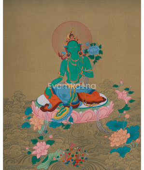 Buddha Art of Green Tara