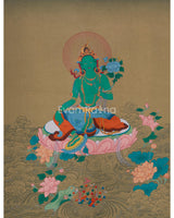 Buddha Art of Green Tara