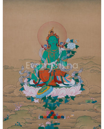 tibetan-shyama-tara-painting-green-tara
