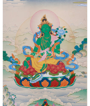 Traditional Green Tara, the Swift Savior