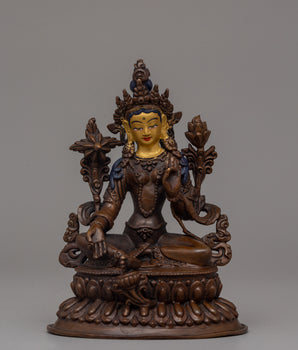 Beautiful Green Tara Statue 