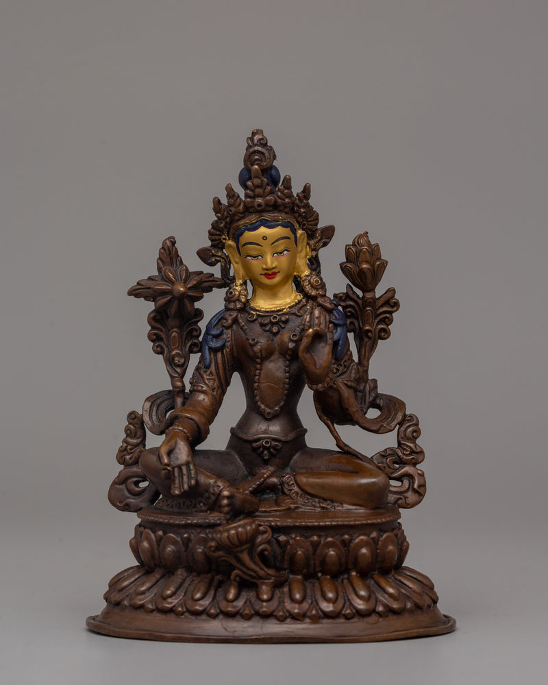 Beautiful Green Tara Statue 