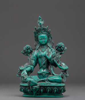 Spiritual Green Tara sculpture