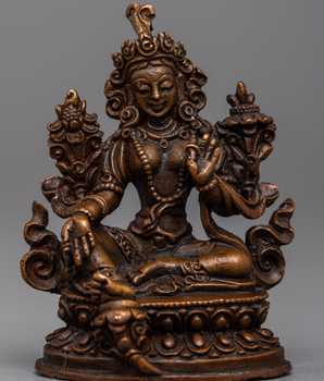Machine made Green Tara Statue