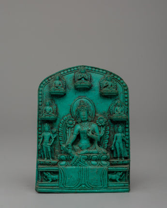 Handcrafted Green Tara Statue
