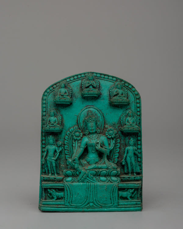 Handcrafted Green Tara Statue