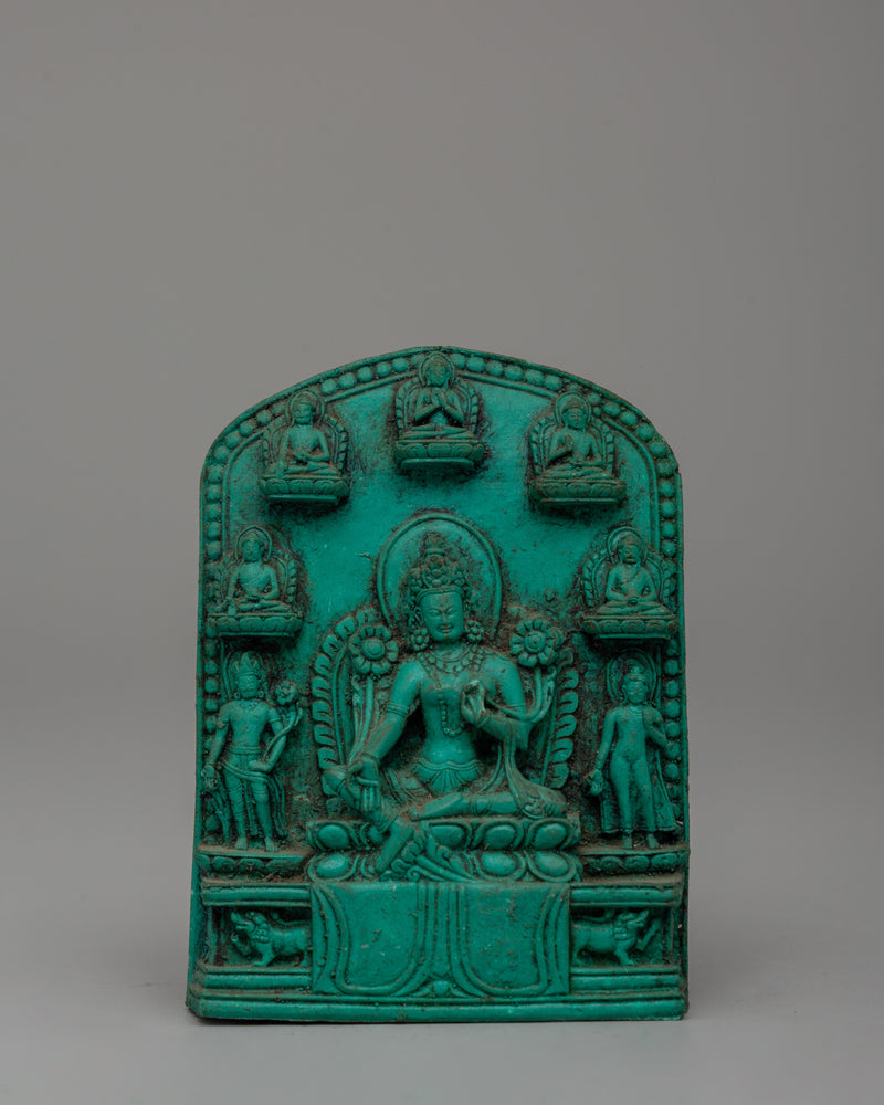 Handcrafted Green Tara Statue