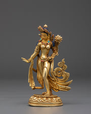 Sacred Standing White Tara Sculpture | Dance of Compassion