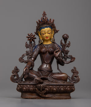 Green Tara Machine Made Statue