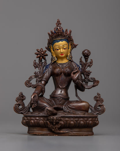 Green Tara Machine Made Statue