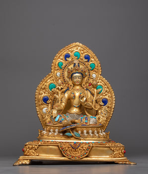 Buddha Statue Green Tara