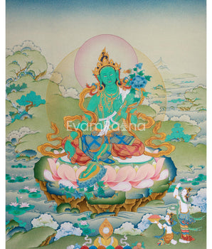 Thangka of Green Tara