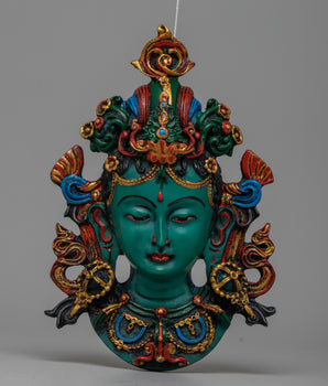 Green Tara Wall Hanging Face Mask