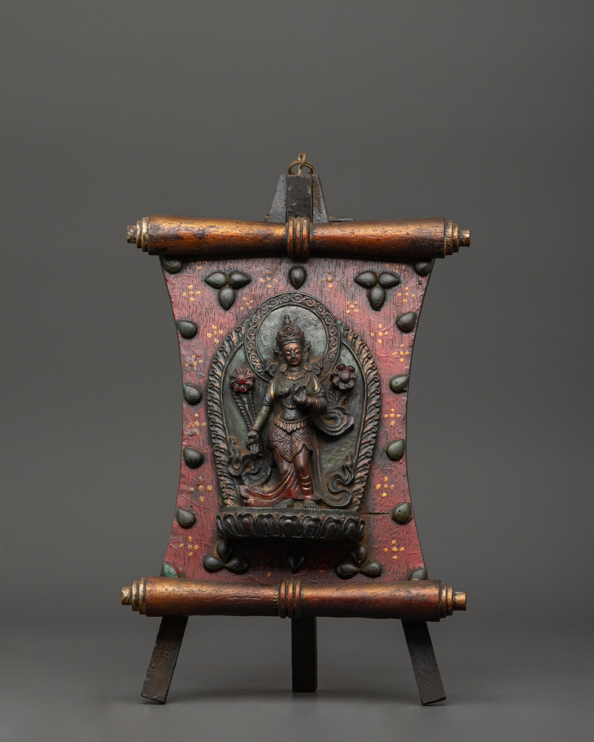 Handcrafted Green Tara Wall Art