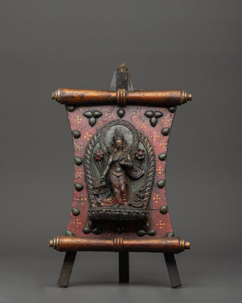 Handcrafted Green Tara Wall Art 