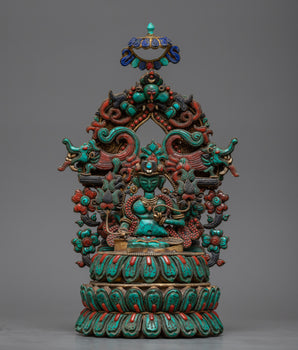 Turquoise Green Tara Statue