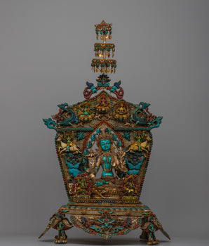 Premium Green Tara Prayer Statue