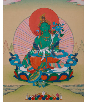 green-tara-deity-art