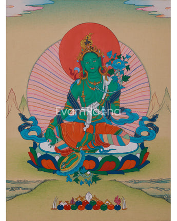 green-tara-deity-art