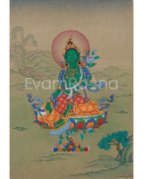 Swift Liberator Green Tara Thangka 