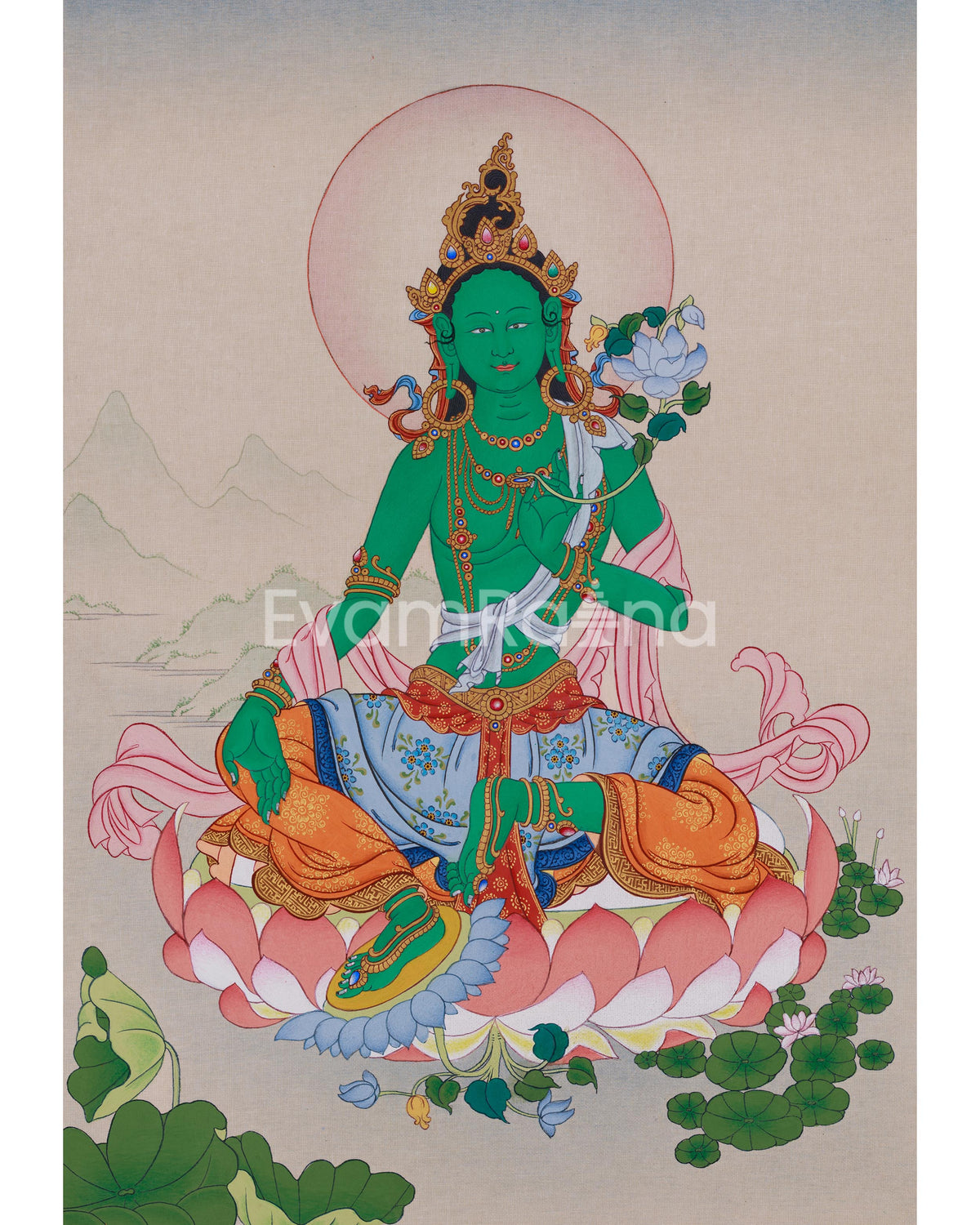Green Tara, The Compassionate Bodhisattva