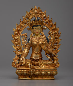 Green Tara Machine Made Statue
