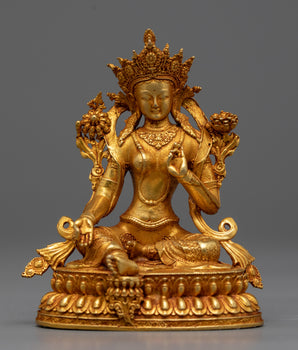 Green Tara Tara Statue