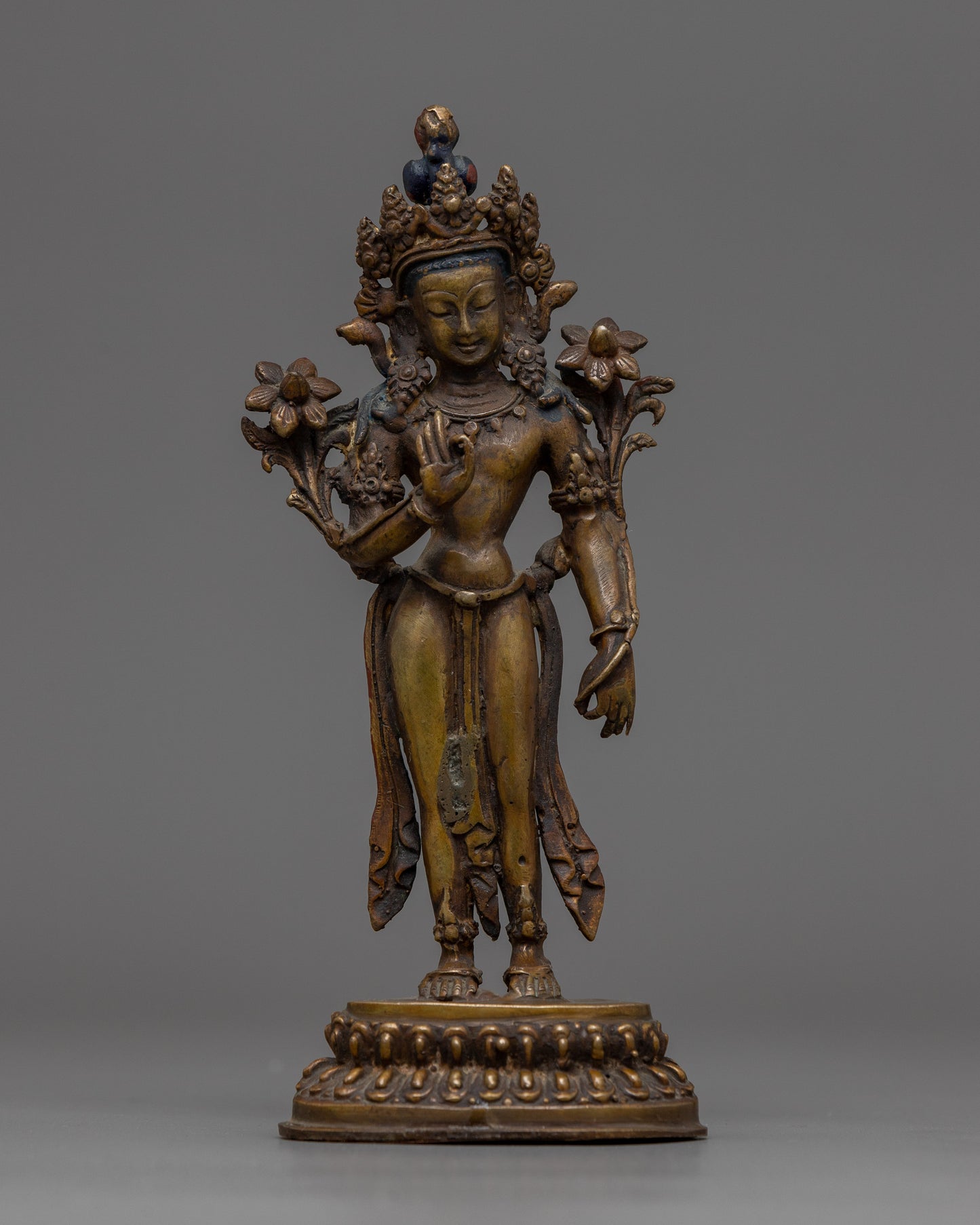 Green Tara Tibetan Statue